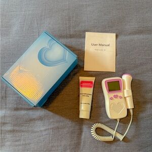 Portable Fetal Doppler with LCD Display - Pink
